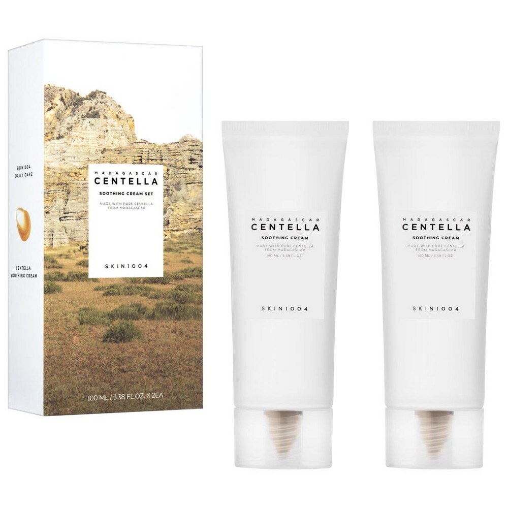 Skin1004 Madagascar Centella Soothing Facial Cream 3.38 fl oz 2-Pack - New